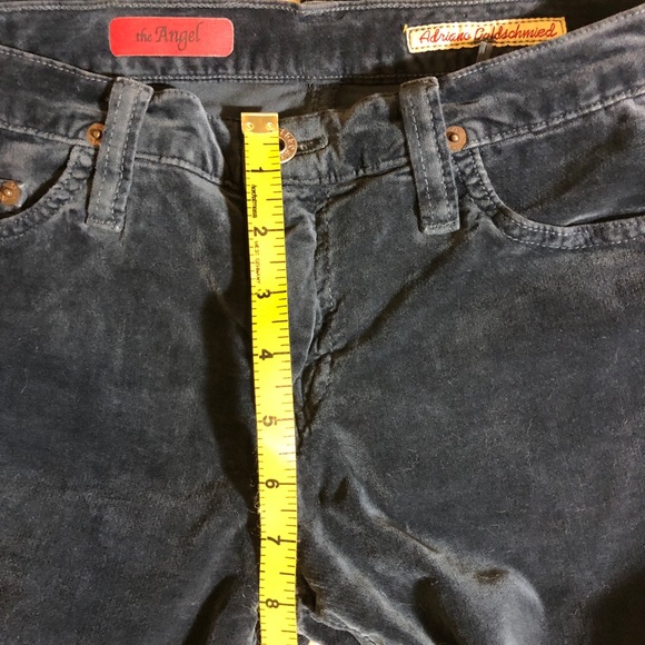 AG Adriano Goldschmied The Angel Low Rise Velveteen Bootcut Jeans 27 - Picture 4 of 7